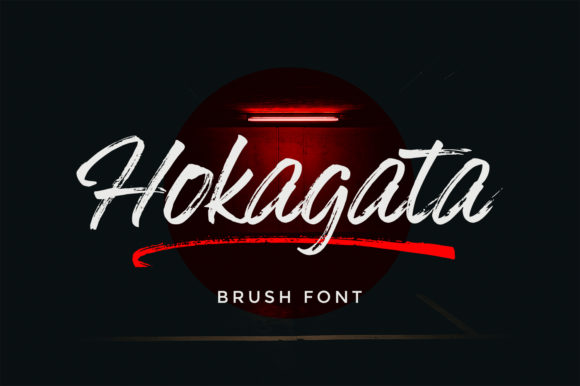 Hokagata Font Poster 1