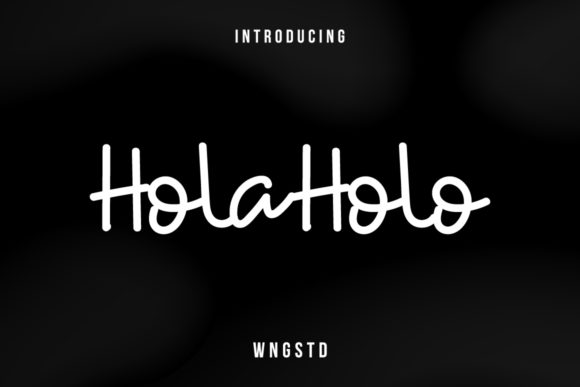 Holaholo Font Poster 1