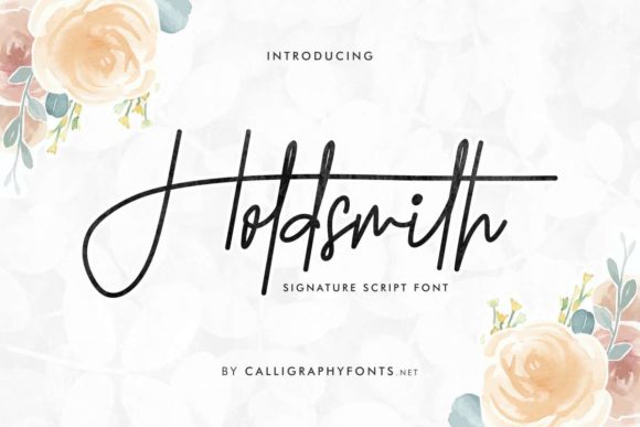 Holdsmith Font Poster 1