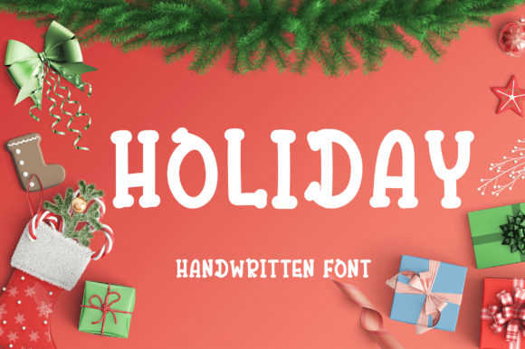 Holiday Font Poster 1