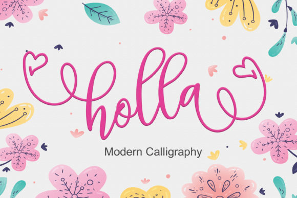 Holla Font Poster 1