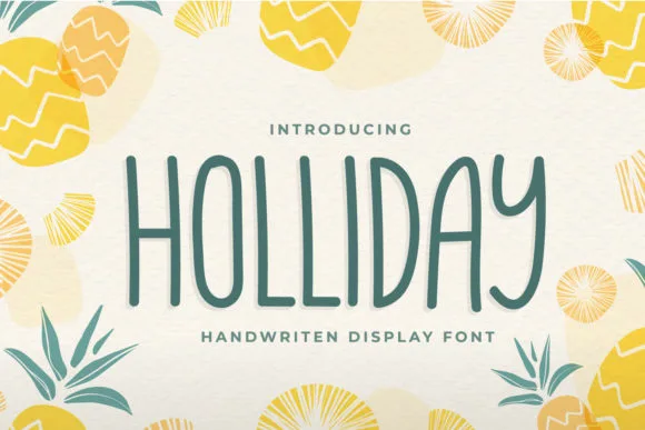 Holliday Font Poster 1