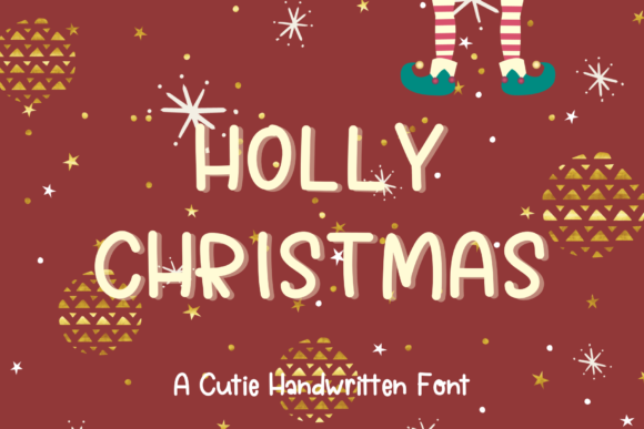 Holly Christmas Font