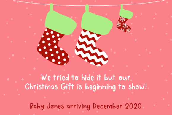 Holly Christmas Font Poster 2