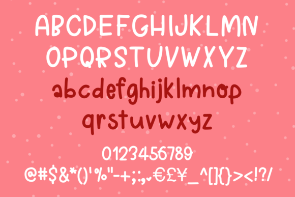 Holly Christmas Font Poster 6