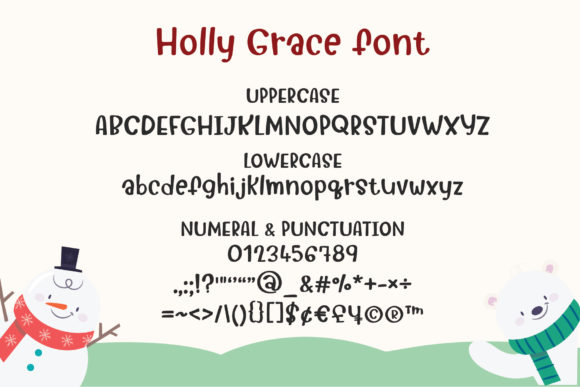 Holly Grace Font Poster 5