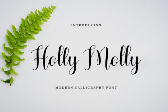 Holly Molly Font Poster 1