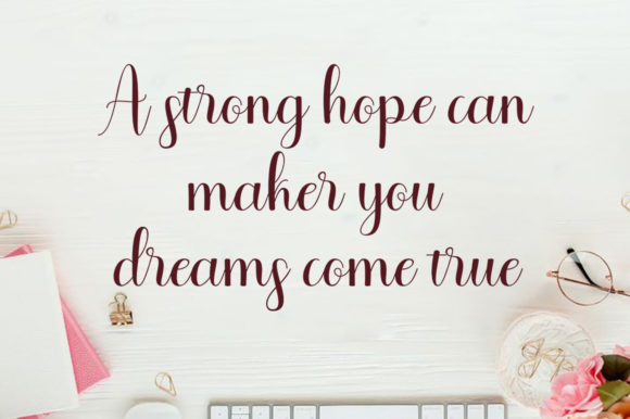 Holly Molly Font Poster 2