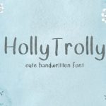 Holly Trolly Font Poster 1