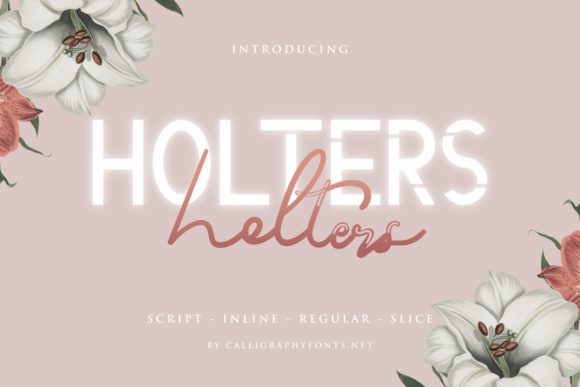 Holters Font Poster 1