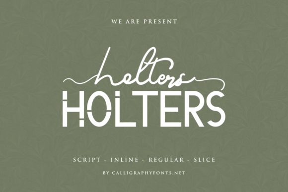 Holters Font Poster 2
