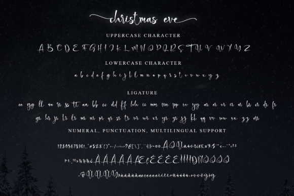 Holy Christmas Eve Font Poster 7