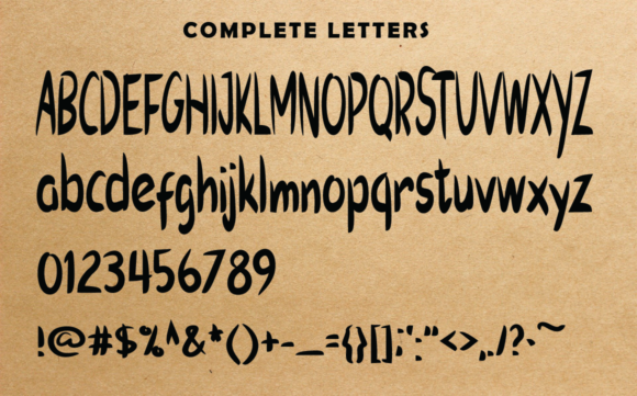 Home Kitchen Font Poster 4