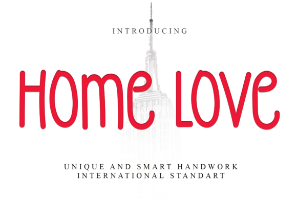 Home Love Font