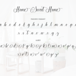 Home Sweet Home Font Poster 11