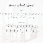 Home Sweet Home Font Poster 12