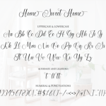 Home Sweet Home Font Poster 9