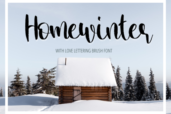 Home Winter Font Poster 1