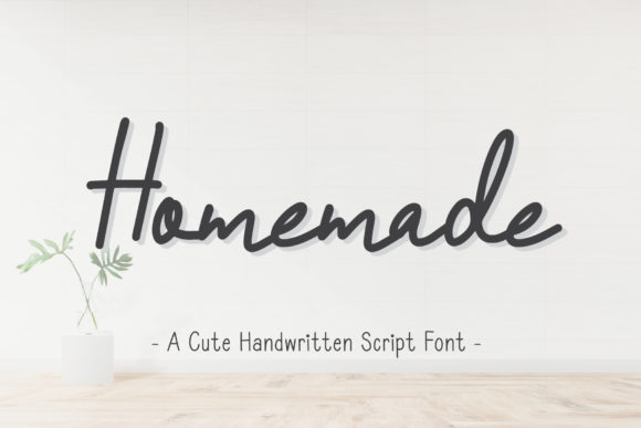 Homemade Font Poster 1