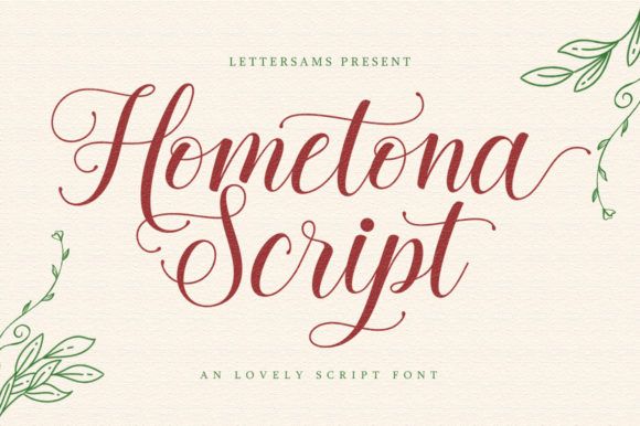 Hometona  Font Poster 1