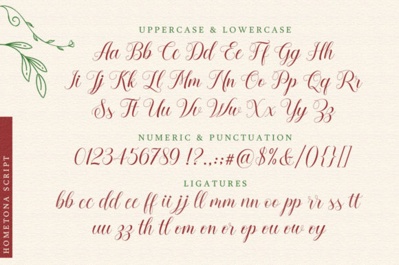 Hometona  Font Poster 10