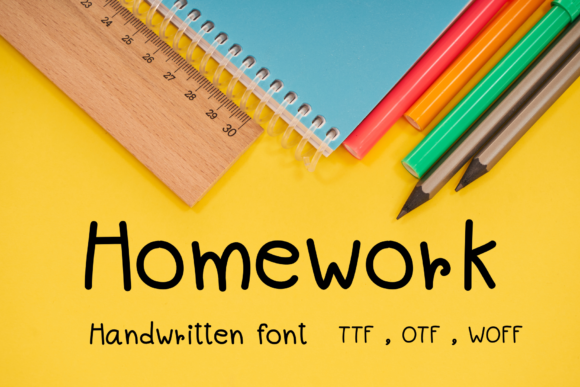 Homework Font