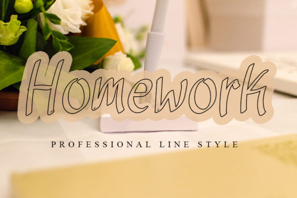 Homework Font