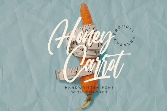 Honey Carrot Font Poster 1