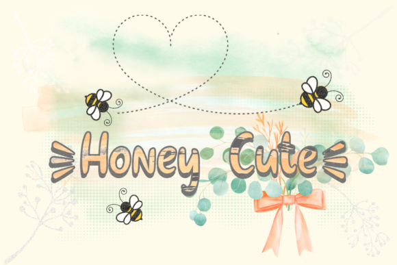 Honey Cute Font Poster 1