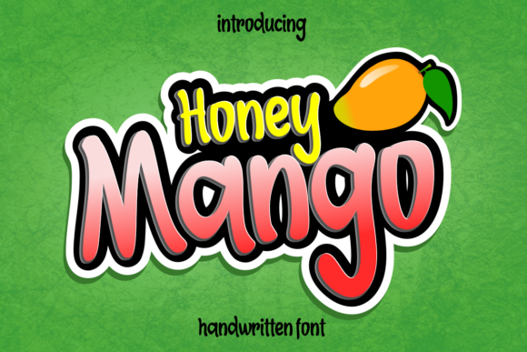 Honey Mango Font Honey Mango Font Poster 1