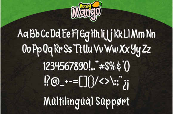 Honey Mango Font Poster 2