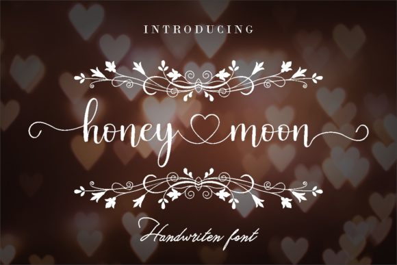 Honey Moon Font Poster 1