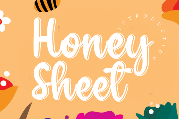 Honey Sheet Font Poster 1