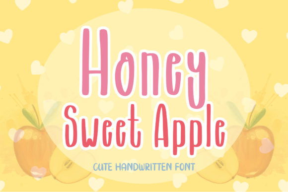 Honey Sweet  Apple Font Poster 1