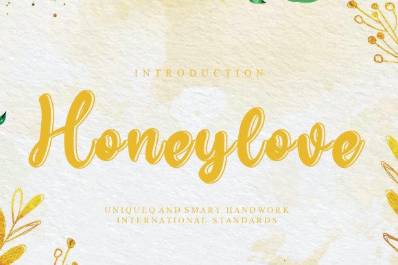 Honeylove Font Poster 1