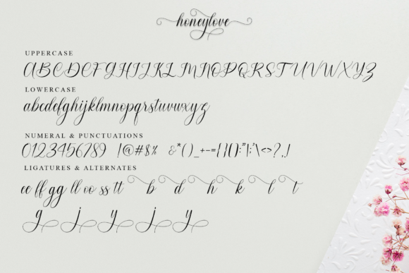 Honeylove Font Poster 9