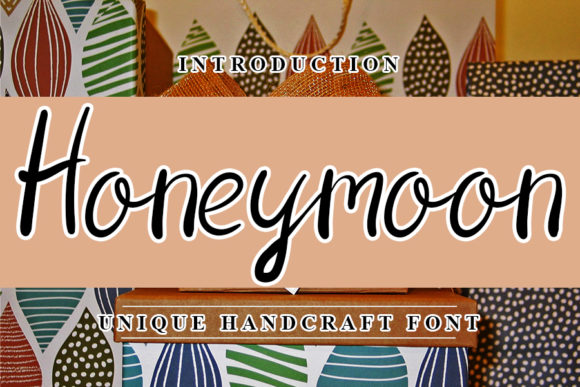 Honeymoon Font Poster 1