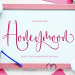 Honeymoon Font Poster 1