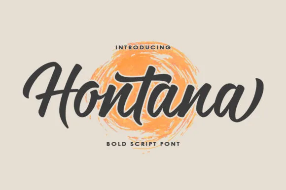 Hontana Font Hontana Font Poster 1