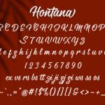 Hontana Font Poster 7