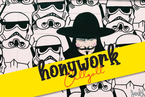 Honywork Font Poster 1