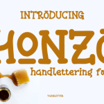 Honzo Font Poster 1