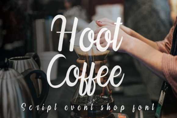 Hoot Coffee Font Hoot Coffee Font Poster 1