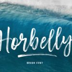 Horbelly Font Poster 1