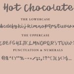 Hot Chocolate Font Poster 8