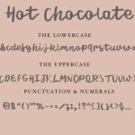 Hot Chocolate Font Poster 8