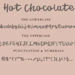 Hot Chocolate Font Poster 8