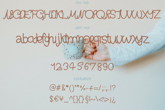 Hot Tea Font Poster 2