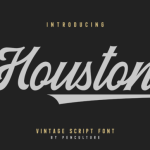 Houston Font Poster 2