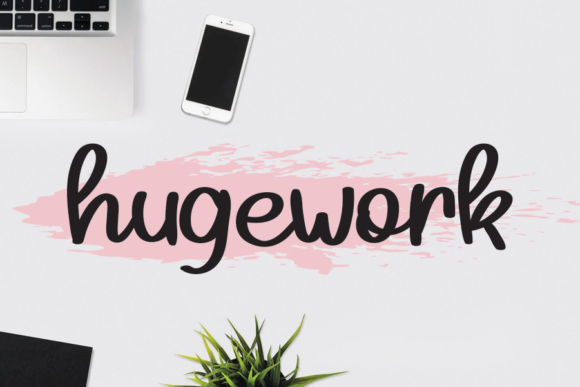 Hugework Font Poster 1